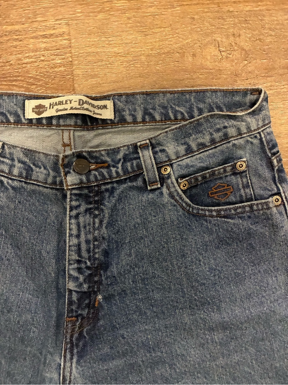 Vintage Harley Davidson Women’s Mid rise jeans - Picture 2 of 5